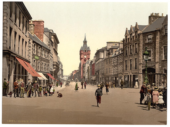 Khu vực trung tâm thị trấn Hawick. Ảnh: Photoglob Zürich AG.