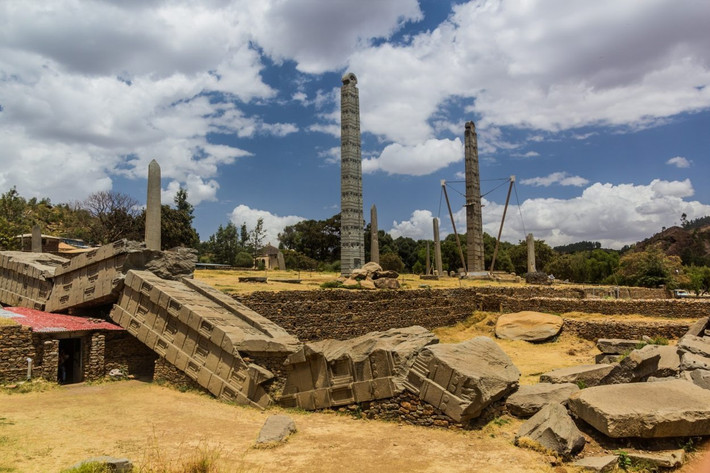 Nằm gần biên giới phía Bắc của đất nước Ethiopia, tàn tích thành phố cổ của vương quốc Aksum là minh chứng cho sự tồn tại của một nền văn minh rực rỡ từng tồn tại ở khu vực Đông Phi. Ảnh: Heritage Daily.