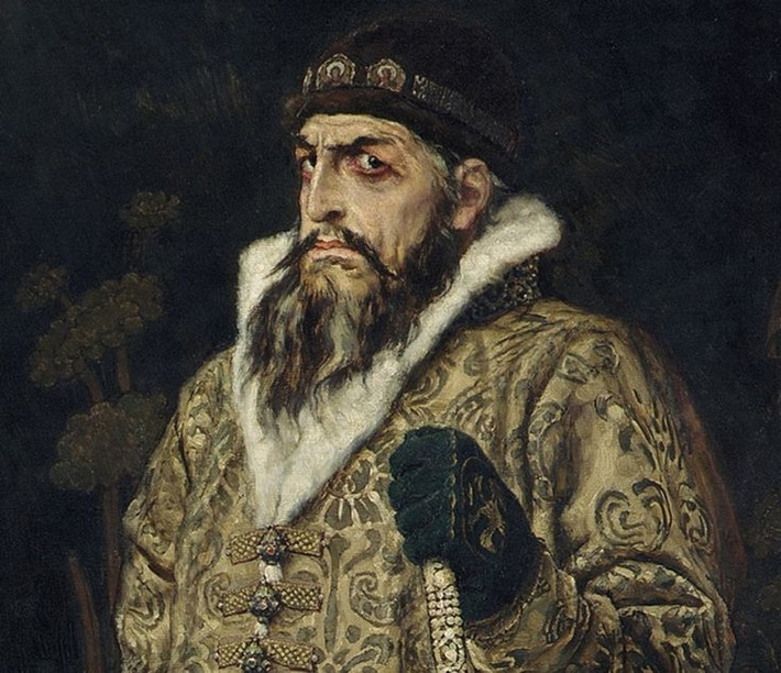 3. Ivan IV (1530 - 1584, Nga). Được mệnh danh là "Ivan Bạo chúa", Ivan IV nổi tiếng với tính cách tàn nhẫn, sự mất kiểm soát hành vi và những vụ giết người dã man. Ông ta đã giết cả con trai mình trong một cơn giận dữ. Ảnh: Pinterest.