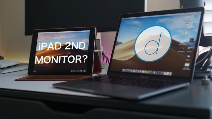 4. Sử dụng như màn hình phụ. Bạn có thể sử dụng iPad như một màn hình phụ cho máy tính bằng ứng dụng như Duet Display, giúp mở rộng không gian làm việc. Ảnh: Pinterest.