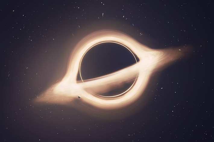 Lỗ đen có thể "bốc hơi" theo thời gian. Theo lý thuyết của Stephen Hawking, lỗ đen phát ra một loại bức xạ gọi là bức xạ Hawking, làm cho chúng mất dần khối lượng và có thể biến mất hoàn toàn sau thời gian rất dài. Ảnh: Pinterest.