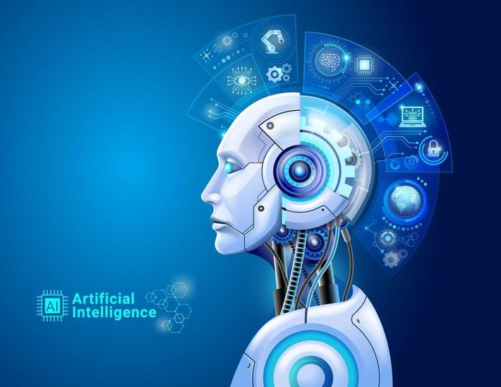10. Phân tích Dữ liệu Lớn (Big Data) . AI có thể xử lý và phân tích lượng dữ liệu khổng lồ với tốc độ nhanh hơn nhiều so với con người, giúp các tổ chức đưa ra các quyết định chiến lược dựa trên dữ liệu chính xác và tức thời. Ảnh: Pinterest.