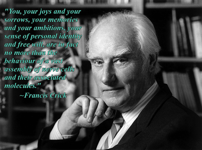 10. Francis Crick (1916–2004). Là một trong hai người phát hiện cấu trúc ADN, Crick từng công khai ủng hộ giả thuyết rằng sự sống trên Trái đất có thể đã được đưa đến từ không gian bởi người ngoài hành tinh. Ảnh: Pinterest.