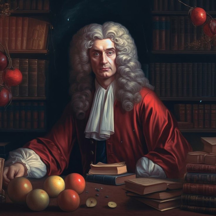 2. Isaac Newton (1642–1727). Newton là một trong những nhà khoa học vĩ đại nhất mọi thời đại, nhưng ông cũng có một niềm đam mê mãnh liệt với giả kim thuật và các nghiên cứu về thần học bí ẩn. Ông dành nhiều năm để cố gắng biến kim loại thành vàng. Ảnh: Pinterest.