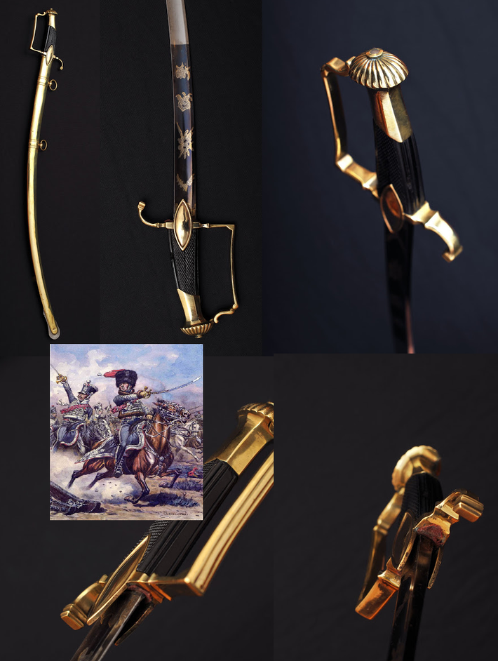 15. Gươm của Napoleon. Chủ nhân: Napoleon Bonaparte (Pháp). Đặc điểm: Thanh gươm của Hoàng đế Napoleon được chạm khắc tinh xảo và sử dụng trong nhiều trận chiến, trở thành biểu tượng quyền lực của một trong những nhà quân sự vĩ đại nhất thế giới. Ảnh: Pinterest.
