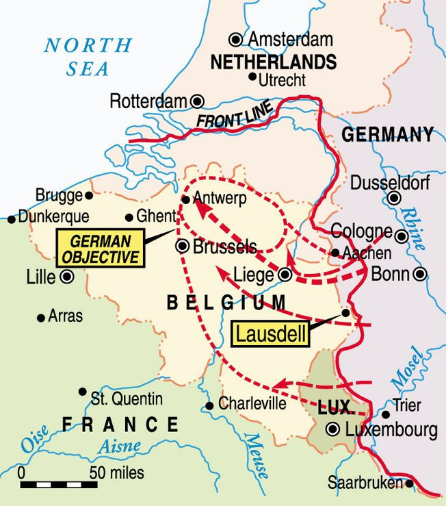 Lực lượng này được triển khai nhằm thực hiện Kế hoạch Schlieffen, với mục đích càn quét, tiến quân qua Bỉ để tới Pháp, được soạn thảo bởi cựu Tư lệnh Đức Alfred von Schlieffen.