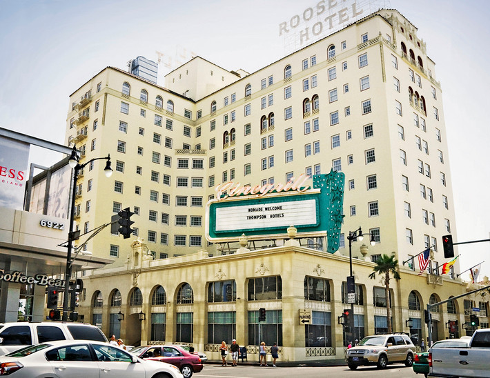 Khách sạn Roosevelt là một trong những địa điểm nổi tiếng ở thánh địa điện ảnh Hollywood, Mỹ. Cô đào Marilyn Monroe từng đến khách sạn này ở trong ít nhất hai năm.