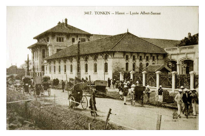 Trường Trung học Albert Sarraut, nay là trường THPT Trần Phú - Hoàn Kiếm. Ảnh tư liệu.