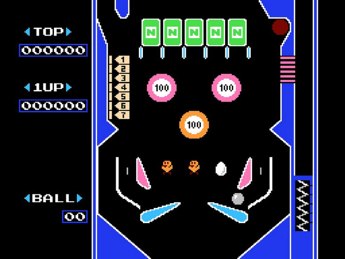 "Pinball" do Nintendo phát hành năm 1985 là trò chơi cực kỳ lý tưởng để giết thời gian.