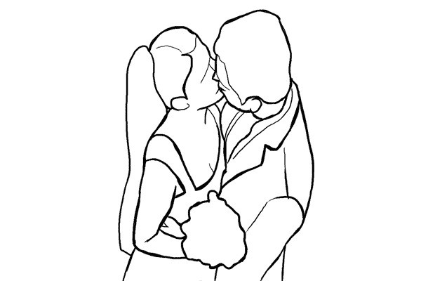 7. Trong các đám cưới, bạn sẽ luôn có những bức ảnh đẹp bằng cách yêu cầu các đôi vợ chồng hôn nhau bất cứ thời điểm nào thích hợp.