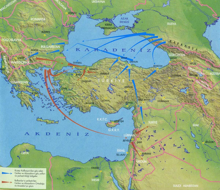 Theo đó, với chiến thắng trong cuộc chiến này, Sa hoàng Alexander II đã có được vùng Circassia bên bờ Biển Đen. Nhằm ổn định khu vực mới thâu tóm, Nga đã có thỏa thuận với đế quốc Ottoman về việc nhận những người Hồi giáo tị nạn.