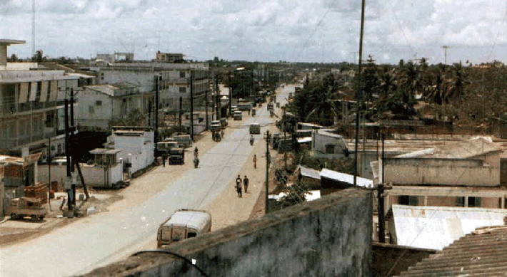 Một góc thành phố Cần Thơ, 1970.