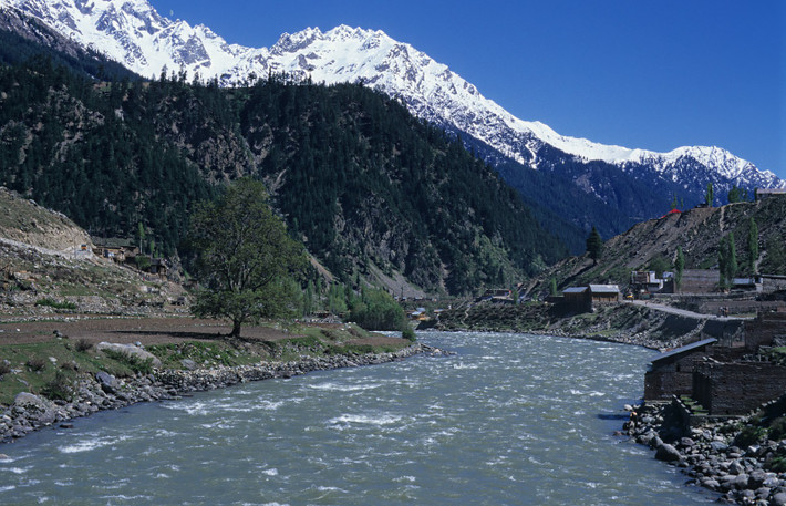 Thung lũng Kalam ở tỉnh Khyber Pakhtunkhwa, nơi khởi nguồn của sông Swat, một dòng sông quan trọng của Pakistan.