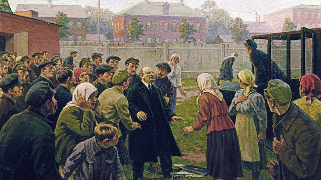 Ngày 30/8/1918, sau cuộc mít tinh tại nhà máy Mikhelson ở Moscow, lãnh tụ cách mạng Nga Vladimir Lenin đã bị bắn trọng thương. Thủ phạm của vụ mưu sát là Fanny Kaplan - một phụ nữ Do thái 28 tuổi bị bắt giữ tại chỗ. Động cơ của vụ mưu dát cho đến nay vẫn chưa được xác định rõ ràng. Ảnh: Life.ru.
