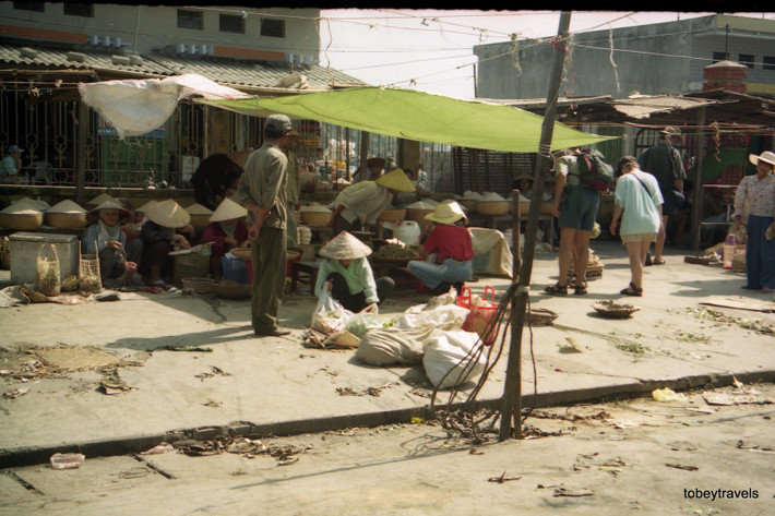 Khu vực bán gạo.