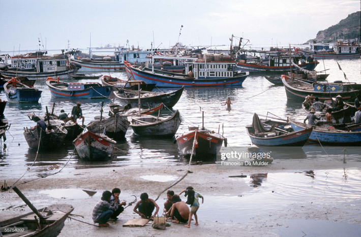 Khung cảnh tại cảng cá ở Vũng Tàu.