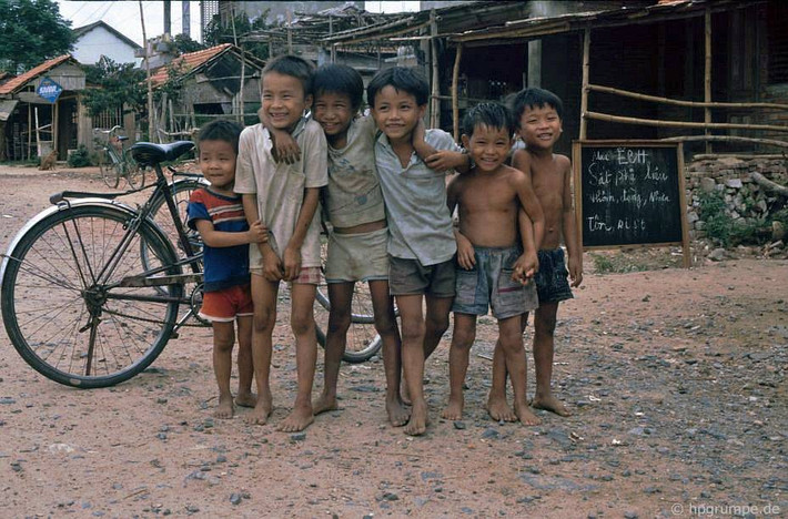 Nét hồn nhiên của trẻ em Quảng Nam.