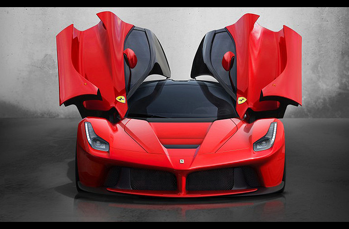 Thiết kế cửa xe độc đáo như chiếc LaFerrari nhưng ngoại hình của FXX K được hoàn thiện triệt để về hiệu năng khí động học