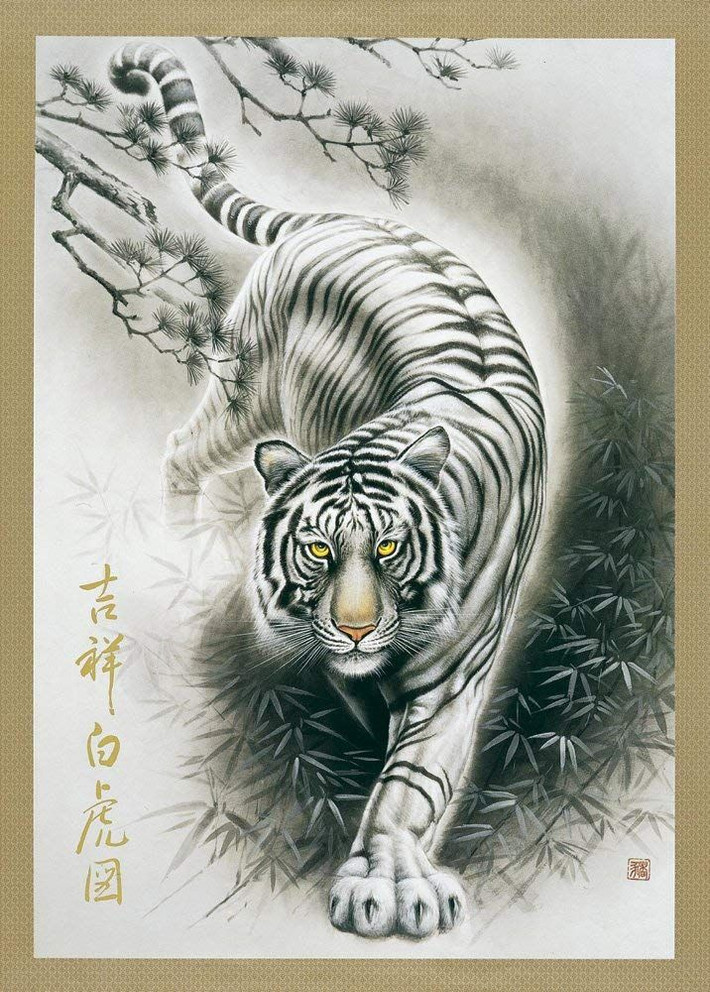 Nhờ niềm tin này, cư dân sống ở vùng rừng núi thường cất miếu sơn quân thờ để thờ thần Bạch Hổ.