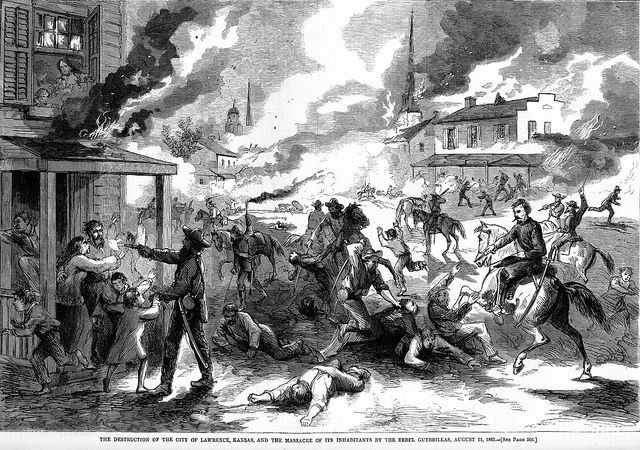 Vào ngày 21/8/1863, một trong những hành động bạo lực kinh hoàng nhất trong cuộc nội chiến Mỹ đã xảy ra, đó là vụ thảm sát Kansas.