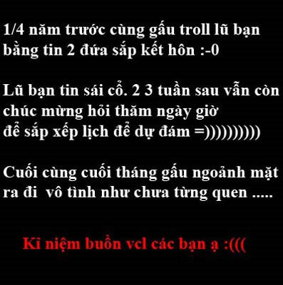 Kỷ niệm buồn ngày Cá tháng Tư.
