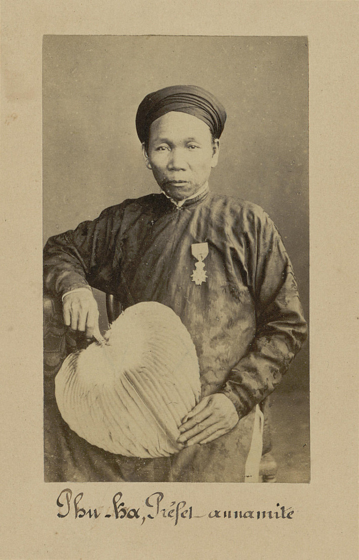 Chân dung ông Trần Tử Ca (1823-1885), làm Tri huyện Bình Long năm 1871, Đốc phủ sứ Bình Long năm 1879.