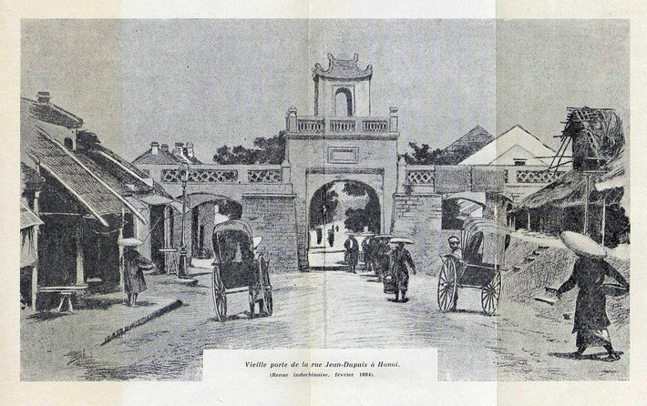 Cửa Ô Quan Chưởng ở Hà Nội, 1894.