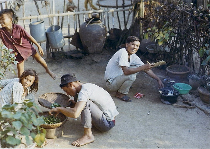 Chuẩn bị cho bữa trưa.
