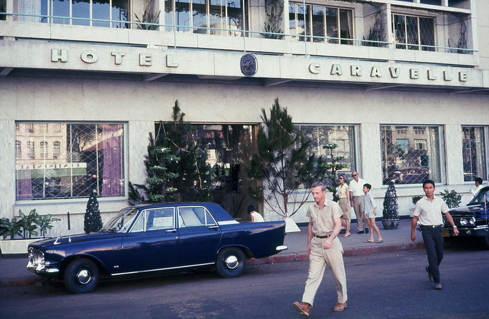 Cận cảnh tầng 1 khách sạn Caravelle, 1966. Ảnh: Rayr8.