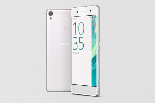 Điện thoại Sony Xperia XA có khung viền bằng kim loại, 2 mặt trước và sau được bảo vệ bằng kính chống trầy vát cong 2,5D. Các góc của XA vẫn được bo cong tương tự như dòng Xperia Z. Kích thước của máy là 143,6x66,8x7,9 mm, cân nặng 137,4 g.