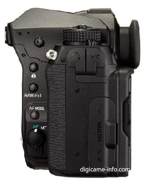 Pentax K-1 còn được cho là sẽ có trọng lượng ở mức 925 gam, và kích thước thân máy vào khoảng 136,5x110x85,5 mm.