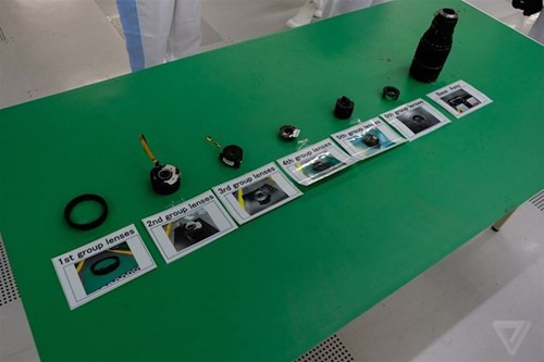 Những bộ phận cấu thành ống kính 100-400mm f/4.5-5.6 đắt đỏ của Fujifilm.