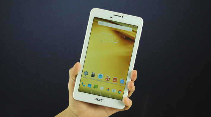 Được thiết kế theo giao diện phẳng và màu sắc bắt mắt, Android 5.1 Lollipop là ưu điểm giúp chiếc máy này có thể cạnh tranh với các đối thủ cùng phân khúc. Phiên bản này không chỉ mang đến một giao diện trực quan, sinh động và còn giúp người dùng thoải mái hơn với những trải nghiệm mượt mà. Ngoài ra, Acer Iconia B1-723 còn cho phép bạn kết nối 3G thông qua 2 khe sim có sẵn trên máy.