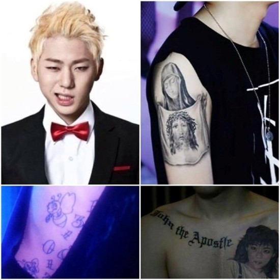 Đối với Zico thì xăm cũng là cách để anh thể hiện tình yêu của mình với hai người mẹ. Đầu tiên là hình xăm mẹ đẻ của anh trên ngực. Còn lại là hình ảnh Đức mẹ Maria trên cánh tay phải.