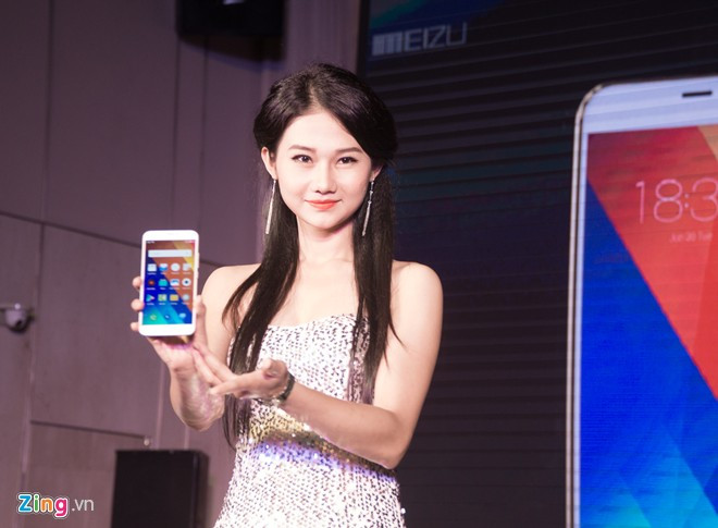 Cao cấp nhất trong số ba smartphone của Meizu mang đến Việt Nam là Meizu MX5.