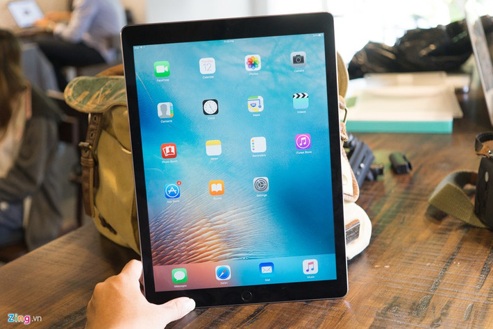 iPad Pro dùng chip A9X, cho hiệu năng tương đương một chiếc máy tính để bàn. Vì lý do trễ hàng, người dùng vẫn chưa mua được bút cảm ứng và bàn phím đi kèm với iPad Pro. Hiện chưa có thông tin về phiên bản chính hãng, trong khi các cửa hàng xách tay cho biết, giá bán model này ở mức cao. Sản phẩm nhóm đến lượng khách hàng ít, cần các nhu cầu đồ họa, giải trí.