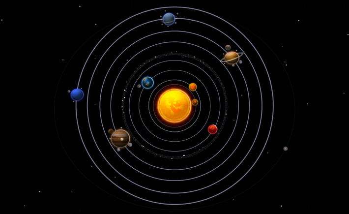 Năm 1609, Kepler công bố hai trong ba định luật chuyển động hành tinh đầu tiên của ông, trong đó cho rằng các hành tinh chuyển động quanh Mặt trời theo hình elip và tốc độ của các hành tinh tỉ lệ thuận với khoảng cách đến Mặt trời.
