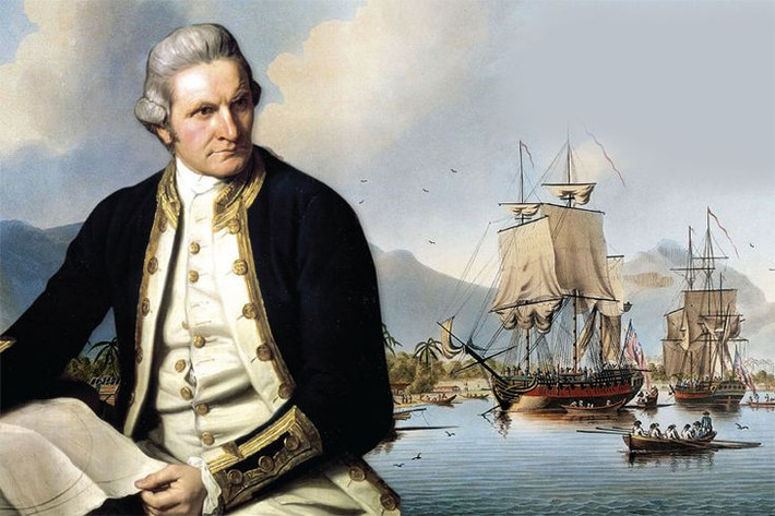 Năm 1771, ông trở về Anh, sau khi đã khám phá ra bờ biển New Zealand và Australia và đi vòng quanh thế giới. Bắt đầu từ năm 1772, ông chỉ huy một sứ mệnh quan trọng tới Nam Thái Bình Dương và trong ba năm tiếp theo đã khám phá vùng Nam Cực.