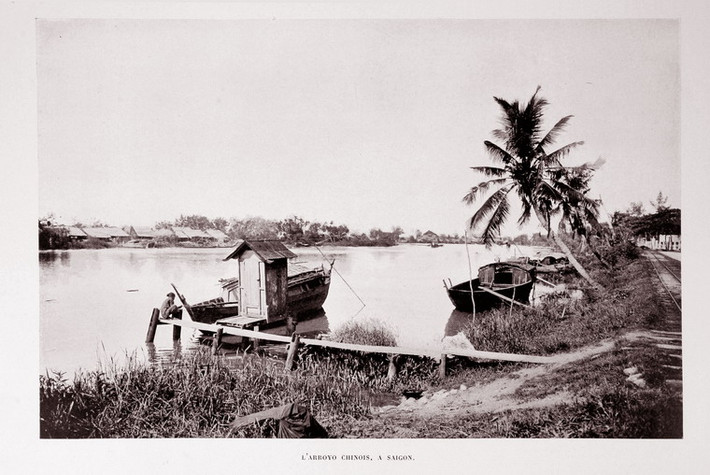 Kênh Tàu Hủ ở Chợ Lớn.