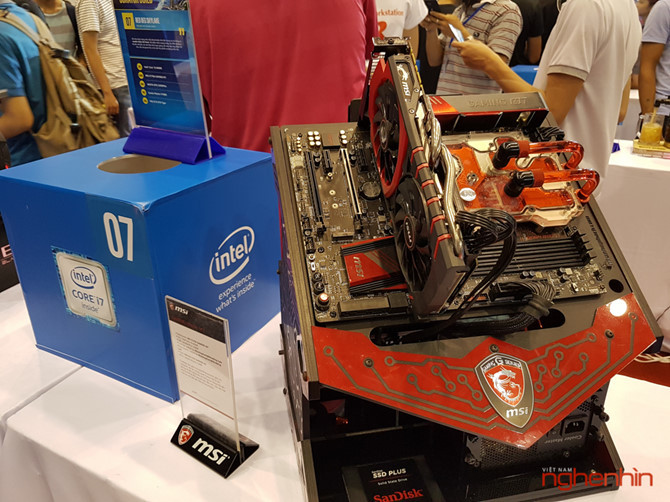 Cỗ máy của MSI với vi xử lý Core i5 5600K, SSD 120GB, GTX 970.