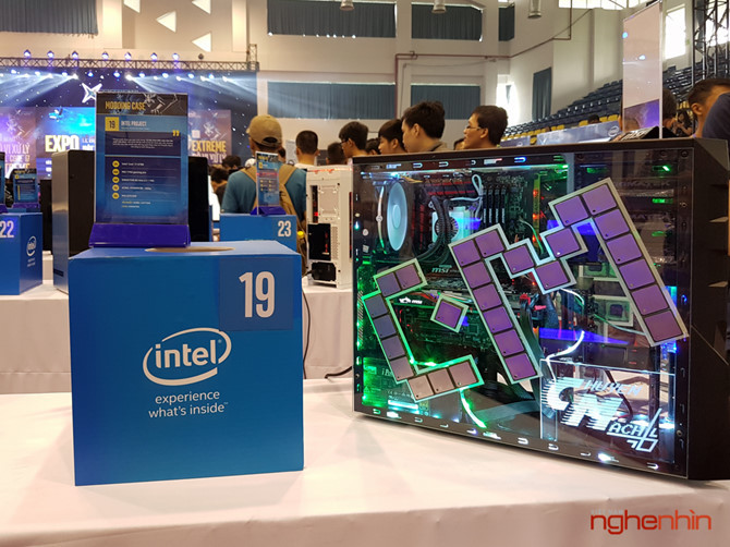 Intel Project với vi xử lý Core i7 6700, RAM 16GB, GTX 950.