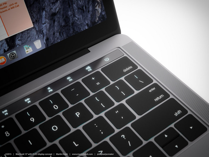 Không lâu sau khi xuất hiện thông tin Apple sẽ làm mới chiếc máy tính MacBook Pro với màn hình OLED cỡ nhỏ nằm phía trên bàn phím, anh đã cho ra đời bộ ảnh dựng tuyệt đẹp bên dưới.