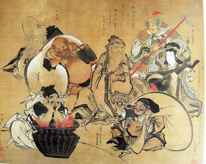 Trong tín ngưỡng truyền thống Nhật Bản, Thất Phúc Thần (Shichi Fukujin) là 7 vị thần mang lại may mắn cho người dân.