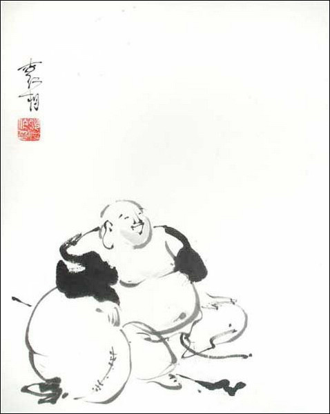 1. La Hán Bố Đại (Hotei) được coi là hiện thân của Phật Di Lặc. Vị thần mập mạp vui vẻ này mang lại thịnh vượng và sức khỏe. Tương truyền Bố Đại là một Thiền sư Trung Quốc ở thế kỉ thứ 10. Sư hay mang trên vai một cái túi vải bố, có nhiều phép mầu và có những hành động lạ lùng.