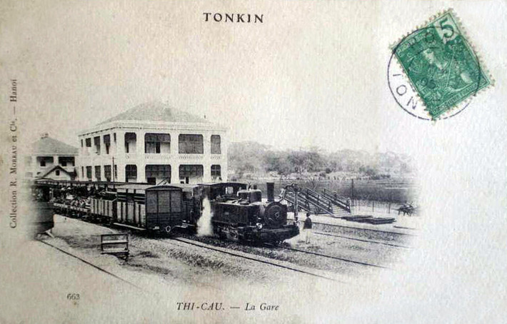 Ga Bắc Ninh năm 1905. Ảnh tư liệu.