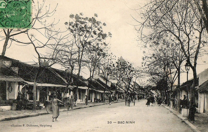 Một tuyến phố trung tâm thị xã Bắc Ninh. Ảnh tư liệu.