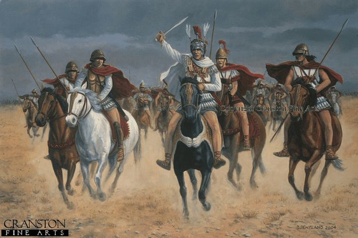 3. Alexander biến địa điểm thành ưu thế chiến thuật. Dù Darius cố chọn địa hình bằng phẳng để phát huy kỵ binh và chiến xa, Alexander Đại đế vẫn biến điều đó thành lợi thế cho đội hình phalanx và kỵ binh hạng nặng. Ảnh: Pinterest.