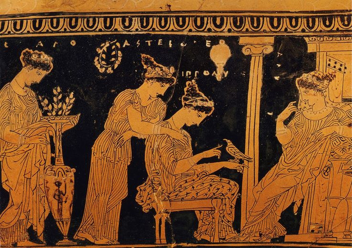 3. Được viết bằng ngôn ngữ thơ ca trang trọng. Các bài thánh ca Orphic sử dụng một phong cách thơ trang trọng, với nhiều hình ảnh biểu tượng và lời kêu gọi thần linh nhằm tạo ra sự kết nối tâm linh mạnh mẽ. Ảnh: Pinterest.