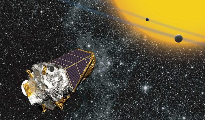 8. Kepler-452b được phát hiện nhờ kính viễn vọng không gian Kepler. Cơ quan NASA công bố phát hiện này vào tháng 7 năm 2015, đánh dấu bước ngoặt lớn trong việc tìm kiếm “Trái Đất song sinh” trong vũ trụ. Ảnh: Pinterest.