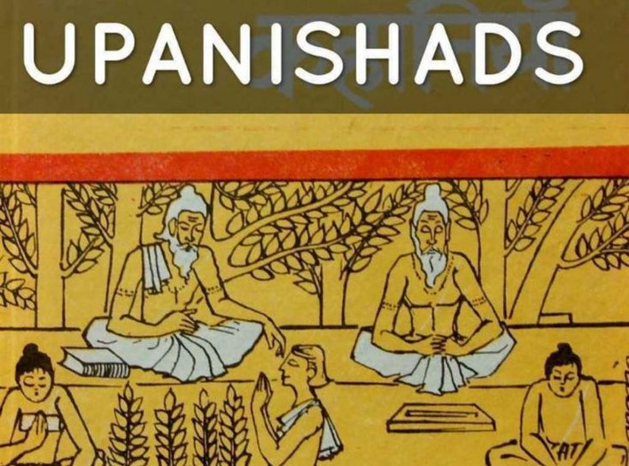 1. Upanishad là phần triết học của Veda. Upanishad là phần kết của các bộ Veda – kinh điển thiêng liêng của Ấn Độ giáo – tập trung vào tri thức siêu hình thay vì nghi lễ. Ảnh: Pinterest.